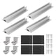 thumbnail image 2 of Soporte para paneles solares, 4 juegos de paneles solares Kit de soporte para paneles solares Soporte para paneles solares Experiencia incomparable, 2 of 8