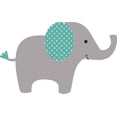 thumbnail image 1 of Elephant Nursery Decor Vinyl Wall Art Stickers Kids Baby Room Bedroom School Nursery Durable Peel and Stick High-Quality Vinyl Decal Waterproof Sticker Durable Adhesive with High Resolution 20x40 inch, 1 of 2