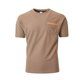 thumbnail image 1 of Tops para hombre, blusas y camisas de manga corta con cuello redondo para hombre, blusas versátiles de moda para hombre, de color liso, con bolsillos, de manga corta y cuello redondo, abrigo de poliés, 1 of 7