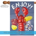 thumbnail image 3 of Toland Home Garden Lobster Clam Bake party summer Flag Double Sided 28x40 Inch, 3 of 5