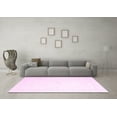 thumbnail image 3 of Ahgly Company Indoor Rectangle Solid Pink Modern Area Rugs, 2' x 3', 3 of 4