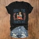 thumbnail image 2 of Blusas de Manga Corta para las Mujeres Divertida Impresión Cuello Redondo Camiseta Vintage, Blusas de Primavera para las Mujeres, 2 of 4