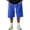 Royal Blue, variant on Men's Baggy Sweat Shorts 2026 Fleece Cotton Y2k Shorts Casual Under Knee Shorts Raw Hem Gym Shorts with Pockets Green XL