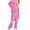 Pink, variant on Odeerbi 2-14 Years Toddler Boys Girls Color Block Sweatsuits Hip Hop Stage Performance Outfits Dance Sports Long Sleeve Round Neck Zip Sweatshirt Sweatpants Set Toddler Boys Girls Clothes