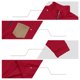 thumbnail image 5 of Kalauyu Men's Tracksuit 2 Piece Half Zipper Sweatsuit Sets Casual Jogging Athletic Suits, 5 of 9