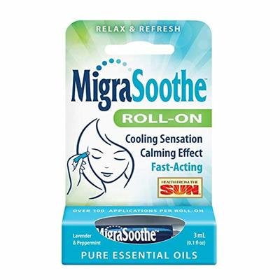 Health From The Sun Migrasoothe Cool Refreshing Effect Essential Oil Roll On Stick Featuring A Blend Of Peppermint Lavender Oils Walmart Com Walmart Com