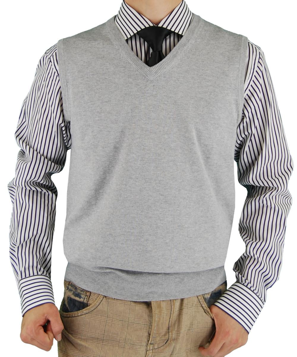 light grey sweater vest