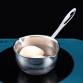thumbnail image 2 of 304 Stainless Steel Milk Pot 150/300ml Milk Butter Warmer Pot Lightweight Butter Melting Pot Coffee Pot Mini Chocolate Melting Pan Multi-Purpose Small Cookware for Kitchen Home, 2 of 6