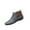 Gray, variant on Willtoo Women Ankle Boots for Plantar Dressy Faux Leather Walking Shoes Comfort Fall Winter Travel Hiking Flats Green US-10（EU-43）