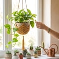 thumbnail image 5 of 1 Pack Boho Macrame Plant Hanger, Large Hanging Planter Plant Holder Pot Hanger Hanging Basket Wall Planters, Plants Lover Gift for Indoor Garden, 5 of 7