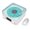 White, variant on Riousery Waves Player Cordless Compact Stereo Sound Ambient Light Portable Vintage Speaker for Sleep Relaxing White 6.30 in / 16 cm