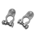 thumbnail image 2 of HLGDYJ 2Pcs Positive & Negative Cargo Type Zinc Coat Battery Terminals Clamp Connectors, 2 of 9