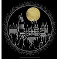 thumbnail image 2 of Men's Harry Potter Hogwarts Line Art Moonrise Sweatshirt Black 2X Large, 2 of 4