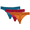 Corsair / Copper Pipe / Blackberry Stain, variant on Joyspun Women's Micro Thong Panties, 3-Pack, Sizes XS-3XL