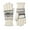 White, variant on Women's Chenille Snowflakes Gloves
