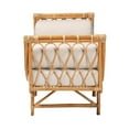 thumbnail image 3 of Pemberly Row Contemporary Bohemian Rattan Daybed in Natural Brown, 3 of 9