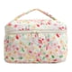 thumbnail image 1 of Bolsa de maquillaje acolchada Likrtyny para mujer con cremallera Cereza, 1 of 9