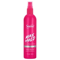 Suave Max Hold Unscented Non-Aerosol Hairspray, Strong Hold, All Hair Types, 11 FL OZ