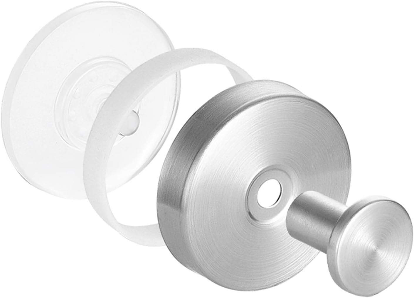 Luxe Hold No Drill Hooks,Luxehold No-Drill Hooks,Shower Hooks for Inside Shower,Suction Towel Hook,Multifunction Home Suction Cup Hooks for Bathroom,Kitchen,Glass Door,Mirror,Tile (1Pc* Black)