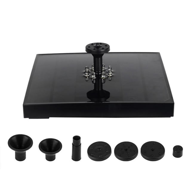 Bomba De Agua De Fuente Led Solar Kit De Panel De Fuente Flotante Solar Bombas De Estanque Al Aire Libre Para Jardín De Patio Yuarrent HA034447-00