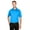 Ocean Blue, variant on Devon & Jones DG21 Men's CrownLux Performance Range Flex Polo-Black-2XL