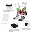 thumbnail image 6 of Lsque inside out 2 Printed Men's Crew Socks, Soft Durable Breathable Moisture-Wicking with Odor Control Cotton socks, 6 of 7