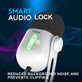 thumbnail image 3 of Aveek USB Condenser Microphone, Gaming Mic with Noise Cancellation for Streaming/Discord/Podcast/Asmr,Cardioid Pickup for Windows/MacOS/Android, White, 3 of 9