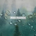 thumbnail image 3 of Misty Mountains Shower Curtain, Green Winter Foggy Forest Fabric Shower Curtain for Bathroom, Pine Trees Nature Bathroom Shower Curtain Set with Hooks, 72x72 inches, 3 of 6
