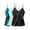 Black/White/Dark Green, variant on 3 Pack: Womens Silk Satin Tank Top V Neck Camisole Cami Spaghetti Strap Top Loose Sleeveless Blouses Tank Shirt