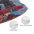 thumbnail image 3 of Fotbe Cartoon Train Hot Air Balloon Funda de Almohada Decorativa Estilo Occidental, Lujo en Algodón, Fundas para Almohadas King, Cojín Estampado para Decoración del Hogar-14"x20", 3 of 6