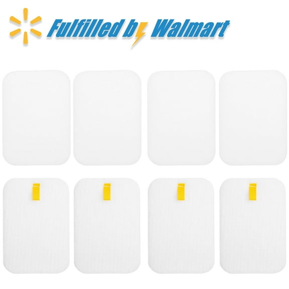 4 Pack ZU60 Foam & Felt Filters for Shark Navigator Pet Plus NV150, NV251, NV255 and Zero-M Self-Cleaning Brushroll Pet Pro ZU51, ZU62, ZU62C, ZU60 Upright Vacuum, Replacement Parts1239FT60