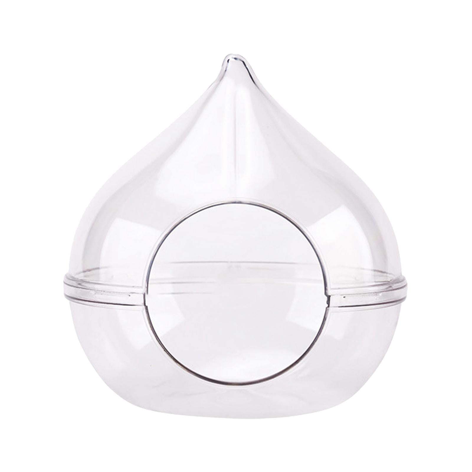 Clear Hamster Cage Bed Nest Hideout Cleaning for Mice Dwarf Hamsters M