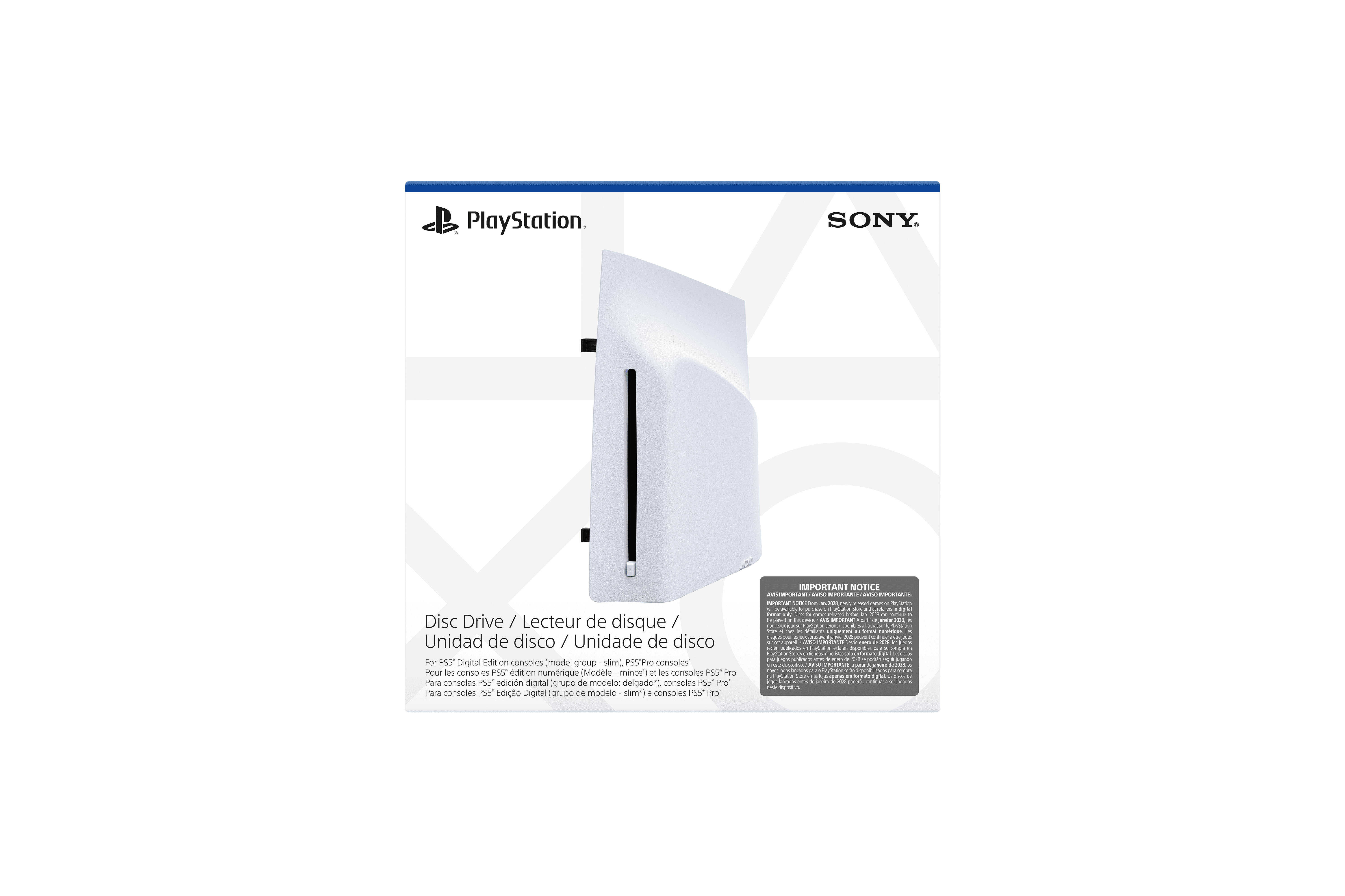PlayStation 5 Disc Drive for PS5/PS5 Pro Digital Slim Console