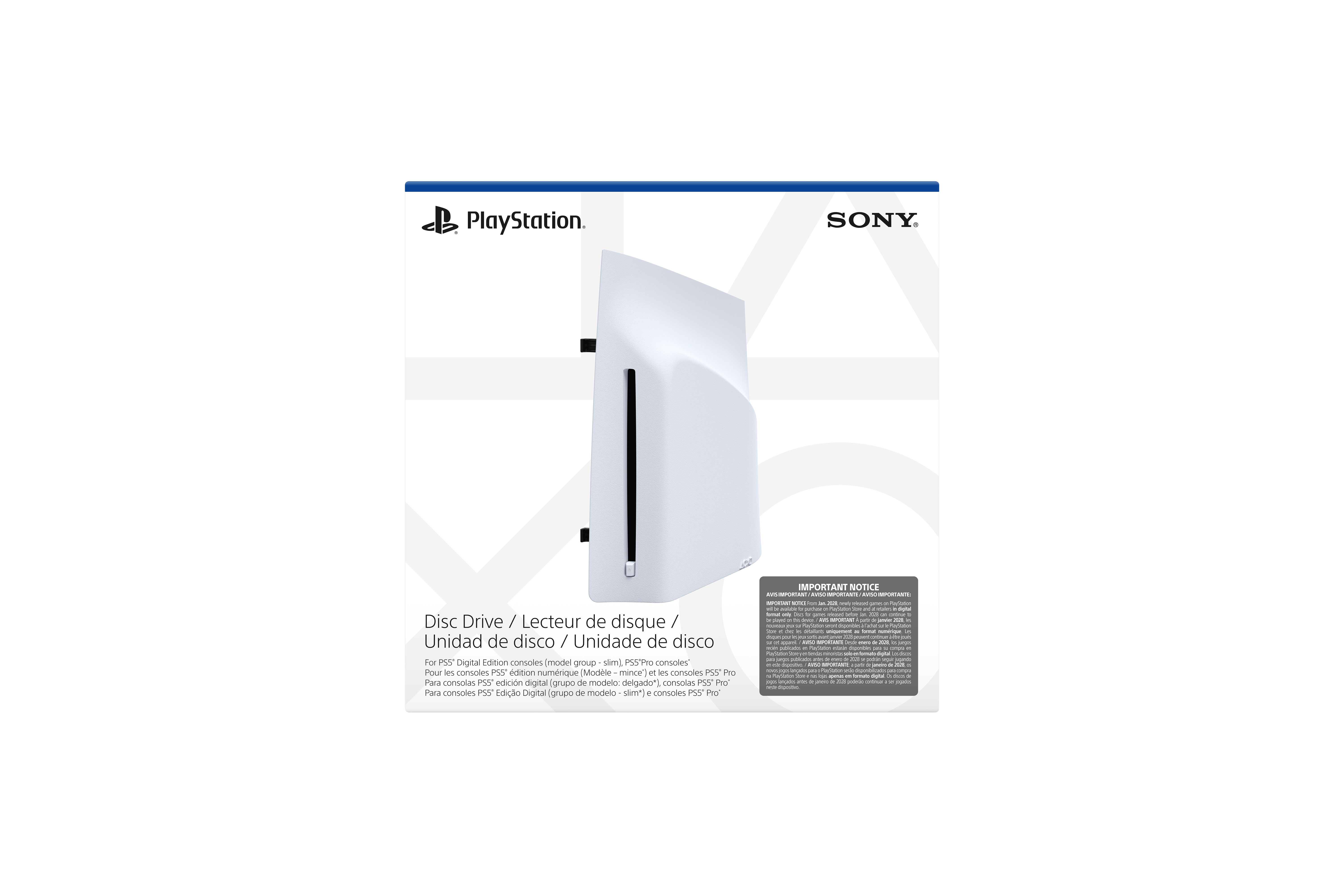 Unidad de Disco para PlayStation 5 para Consola PS5/PS5 Pro Digital Slim 5