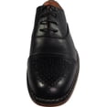 thumbnail image 5 of Via Farinella Mens Lace-Ups Oxford Adult Male Dress Shoes Black 7.5, 5 of 7