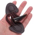 thumbnail image 3 of OUNONA 4 Sets Of Toggle Buttons For Coats And Jackets In Brown Material With Clothing Fastening Timeless Design, 3 of 8