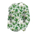 thumbnail image 4 of Ceisia Men's Loose Fit Waffle Knit Sweatshirt - St. Patrick's Day Green Beer Festive Print Green S Gifts, 4 of 5