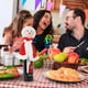 thumbnail image 4 of Cubierta de botella de Navidad de 2 piezas, cubierta de botella de vino de Navidad, decoración de botella de vino de champán artesanal decoración de mesa de fiesta de Navidad, 4 of 5