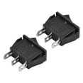 thumbnail image 6 of On-Off-On Rectangle Rocker Switch 3 Position SPDT Black for Car Dash Boat 12V, 6 of 6