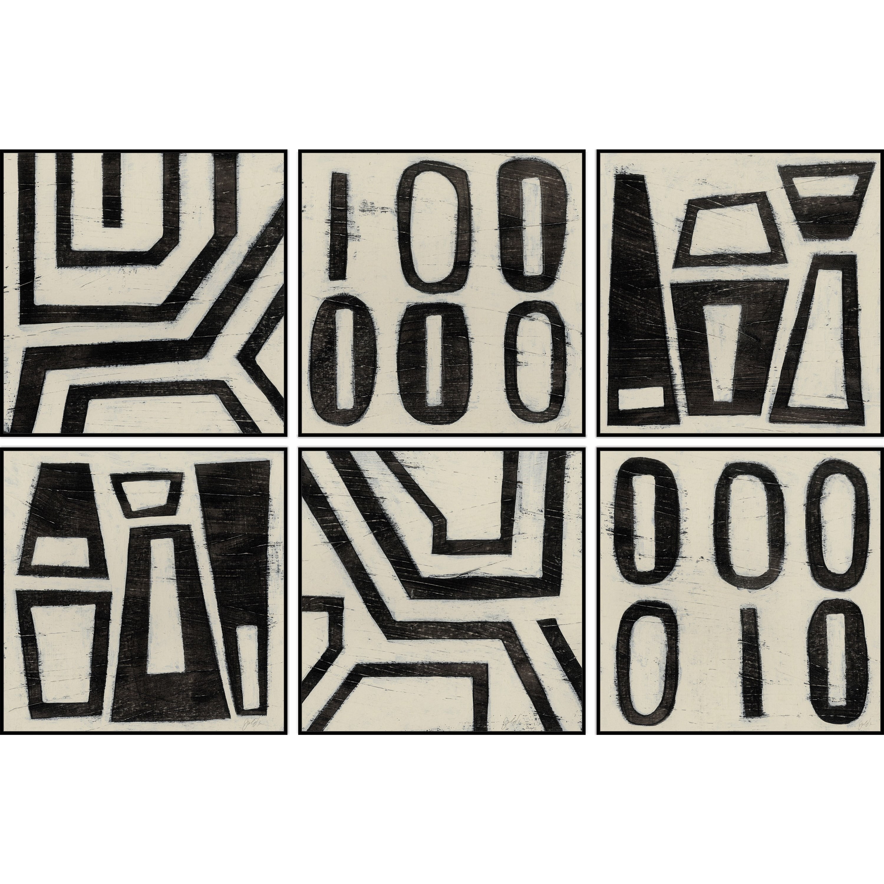 Symbols Hexaptych