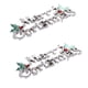 thumbnail image 2 of onlyliua ¡ ¡Ofertas Del Día! ¡Liquidación! Regalos de Decoración Navideña Tarjetas con Personajes En Inglés Tarjetas con Letras Navideñas Colgantes de Árbol de Navidad con Hojas, 2 of 4