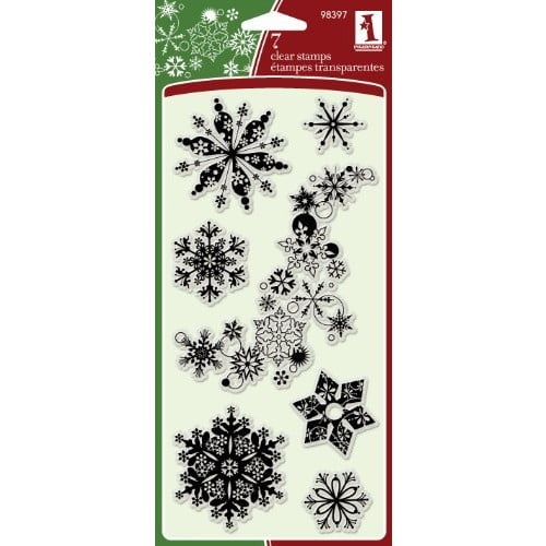 Inkadinkado 7-Piece Snowflakes A-Plenty Clear Stamp