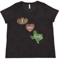 thumbnail image 3 of Inktastic I Love Texas Women's Plus Size T-Shirt, 3 of 5