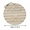 thumbnail image 3 of Interchangeable Porch Welcome Sign with Seasonal Pendants, DIY Front Door Decor for Year-Round Home Customization, 3 of 8