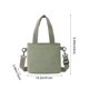 thumbnail image 4 of Lekihaqq Womens Nylon Tote Bag Casual Crossbody Shoulder Bag Lightweight Handbag For Work Travel Shopping Daily Use, 4 of 7