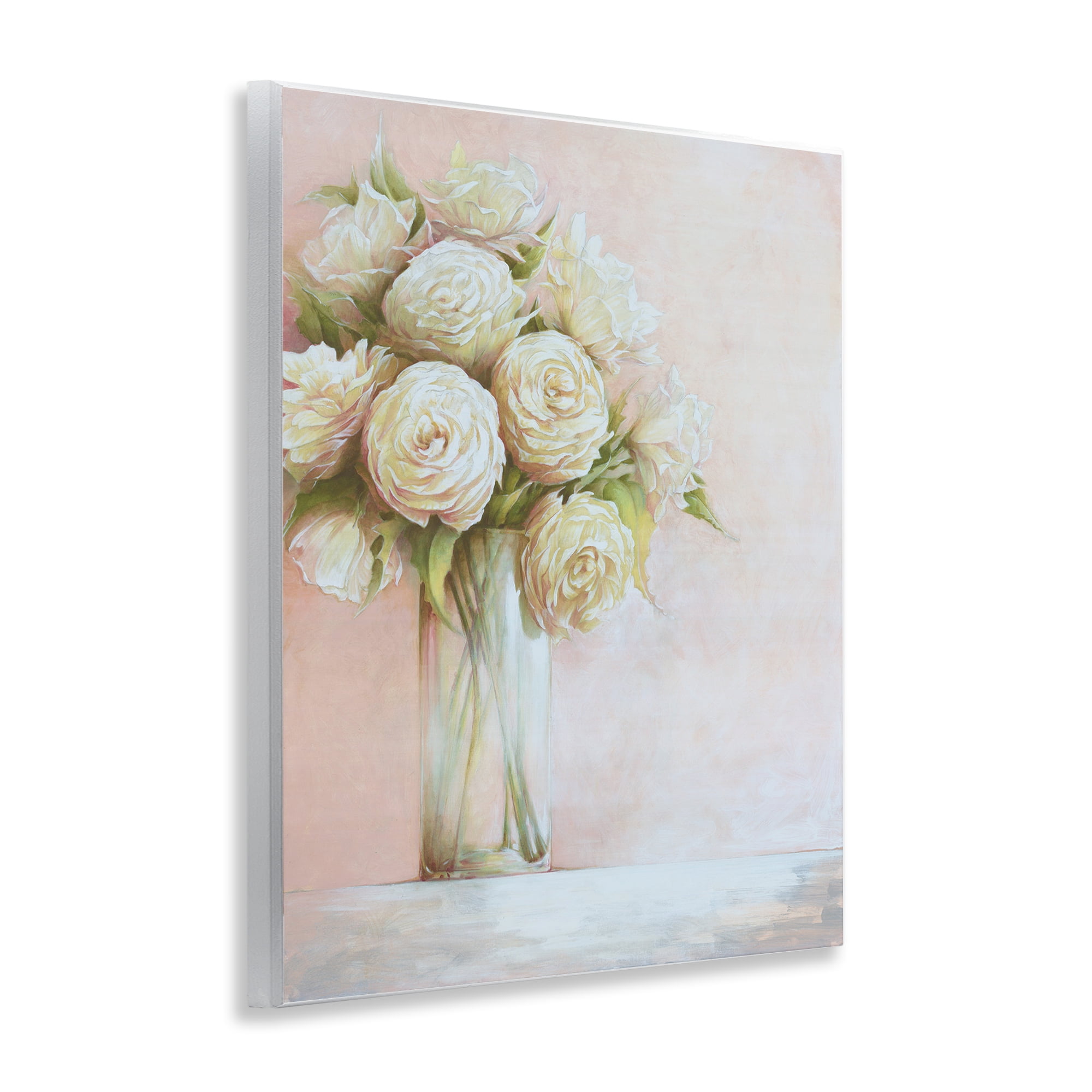 Stupell Industries Romantic Roses Bouquet Botanical & Floral Painting Unframed Art Print Wall Art, 11 x 14