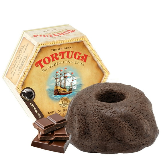 Tortuga 16oz Chocolate Rum Cake – Premium Dessert Cake, Freshly Sealed & Ready-to-Serve