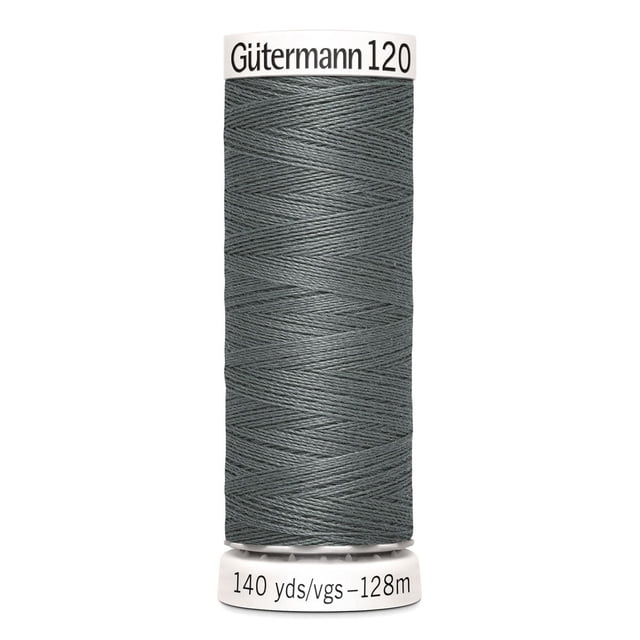 GÜTERMANN 120 Sew - All Thread 128 m (140 yd)/ 128 m (140 yd) - Light Gray (Pack of 5 Spools), 128 m (140 yd)