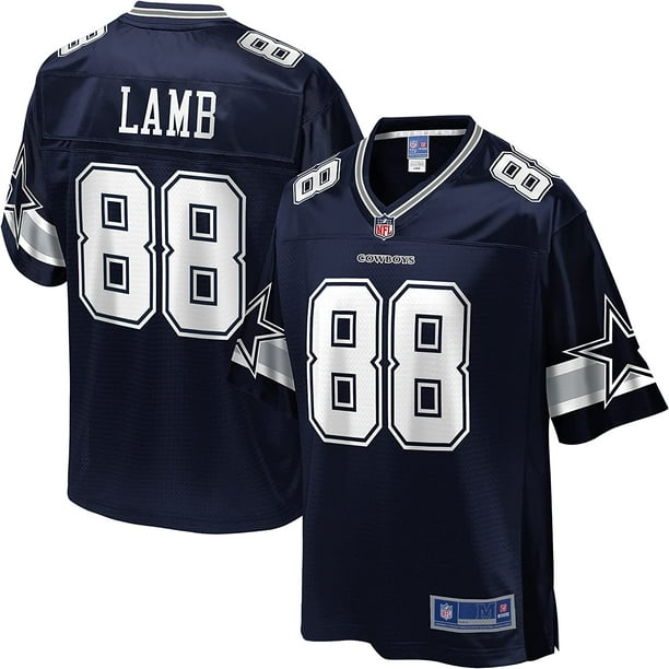 NFL_ PRO LINE Men's CeeDee Lamb Navy Dallas Cowboys_ Logo Player Jersey ...