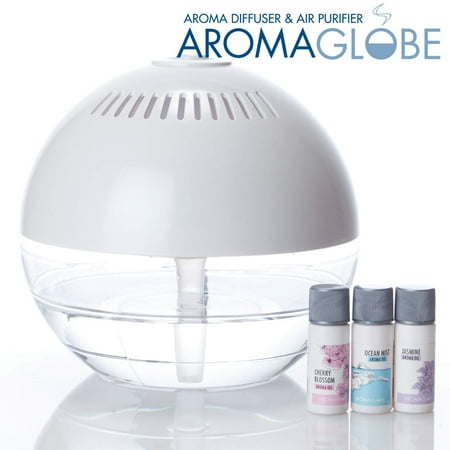 U. S. Jaclean USJ-802 EasyComforts Aroma Globe Aromatherapy Diffuser & Air Purifier Easy to Clean Humidifier with 3 bottles of Aroma Scented (Best Way To Clean Humidifier)